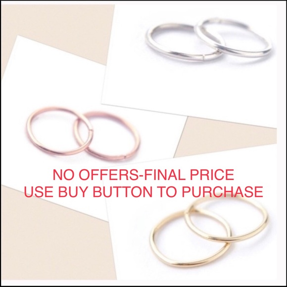 Moodtherapy Jewelry - Mood Therapy 2-Seamless Sleeper Hoops